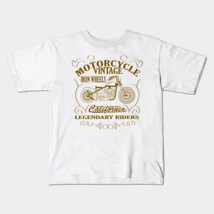 Legendary riders. Iron wheels. Kids T-Shirt